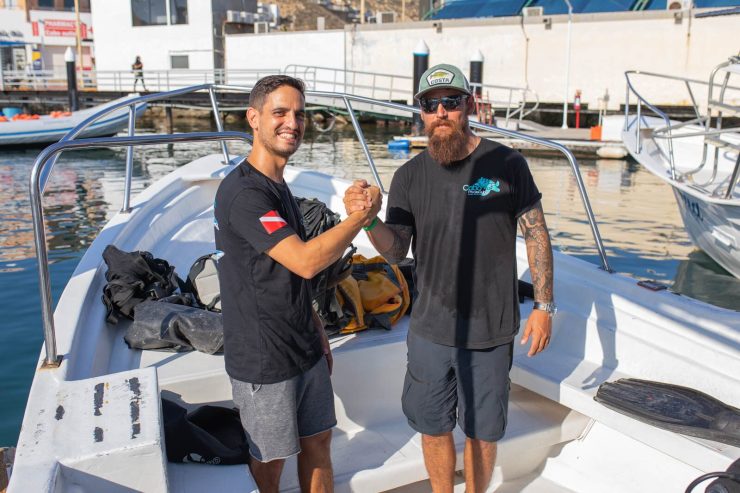 Dive instructor team - Diego and Benjamin Lazcano