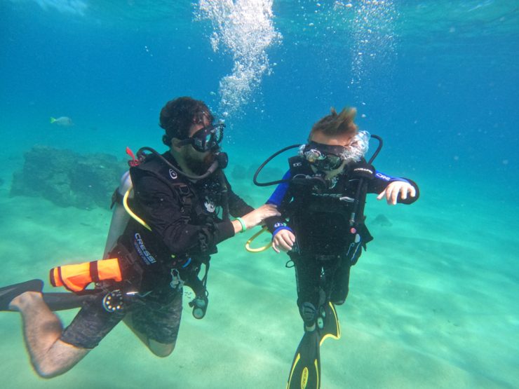 children scuba diving cabo san lucas
