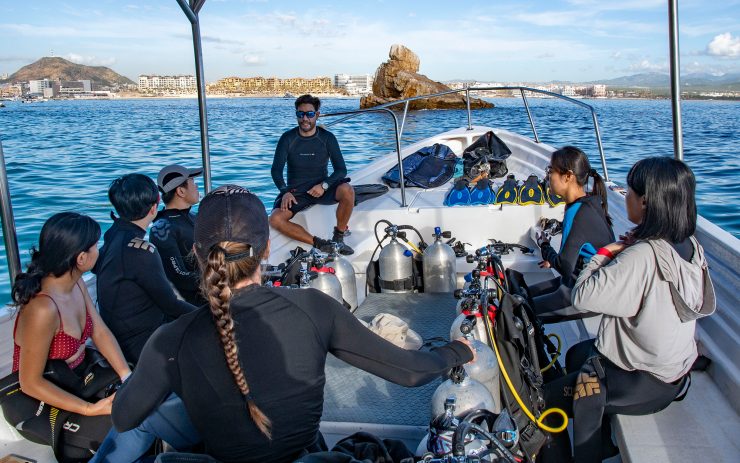 dive briefing cabo private guide