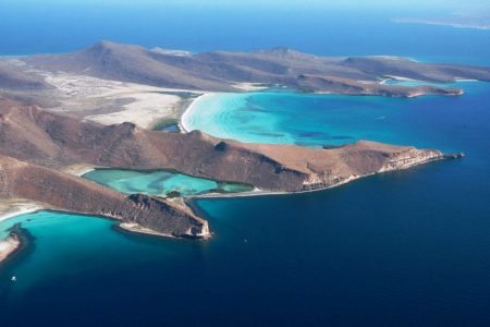 Espiritu santo island in La Paz