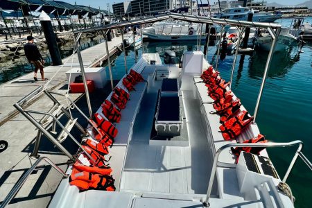 private scuba diving panga boat