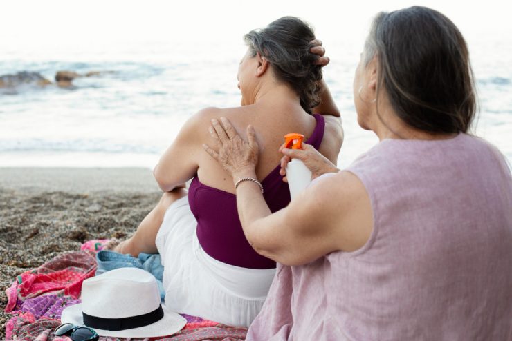 Apply reef sunscreen