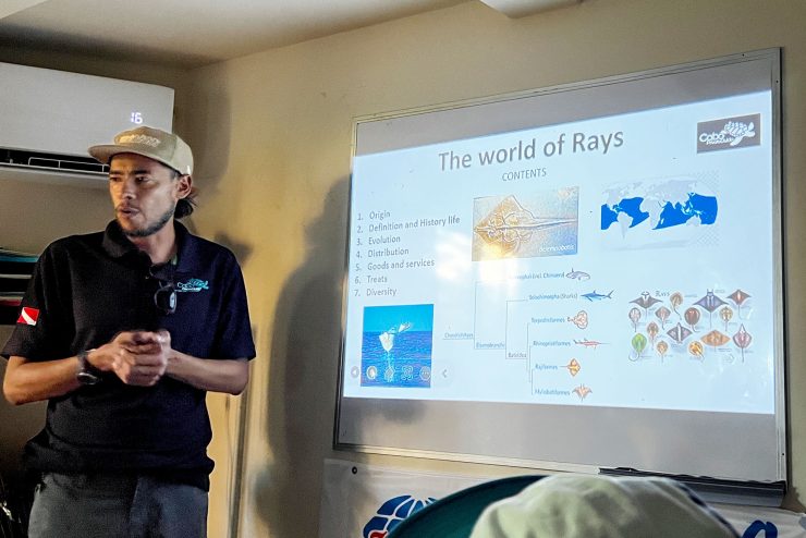 Marine biologist presentation for Scuba Mar Maid at Cabo Private Guide